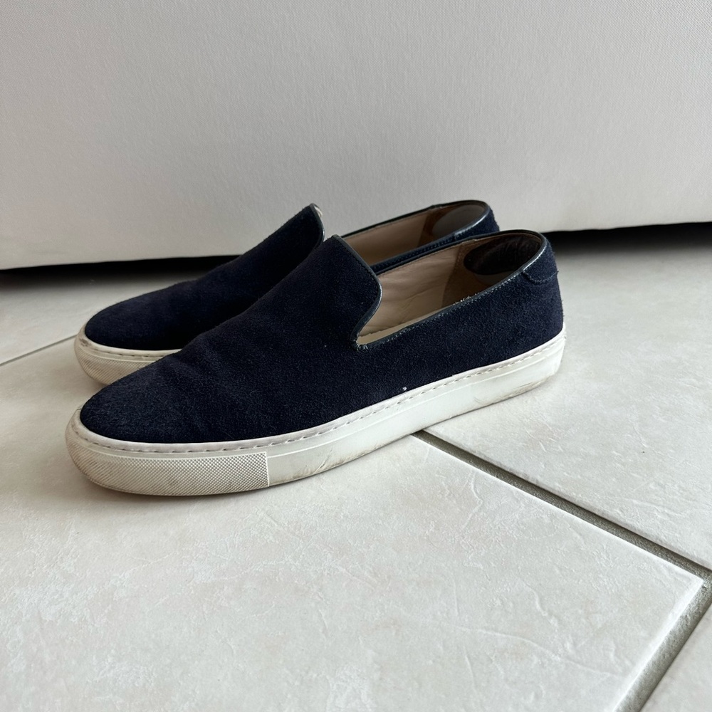 Blue sneaker loafers